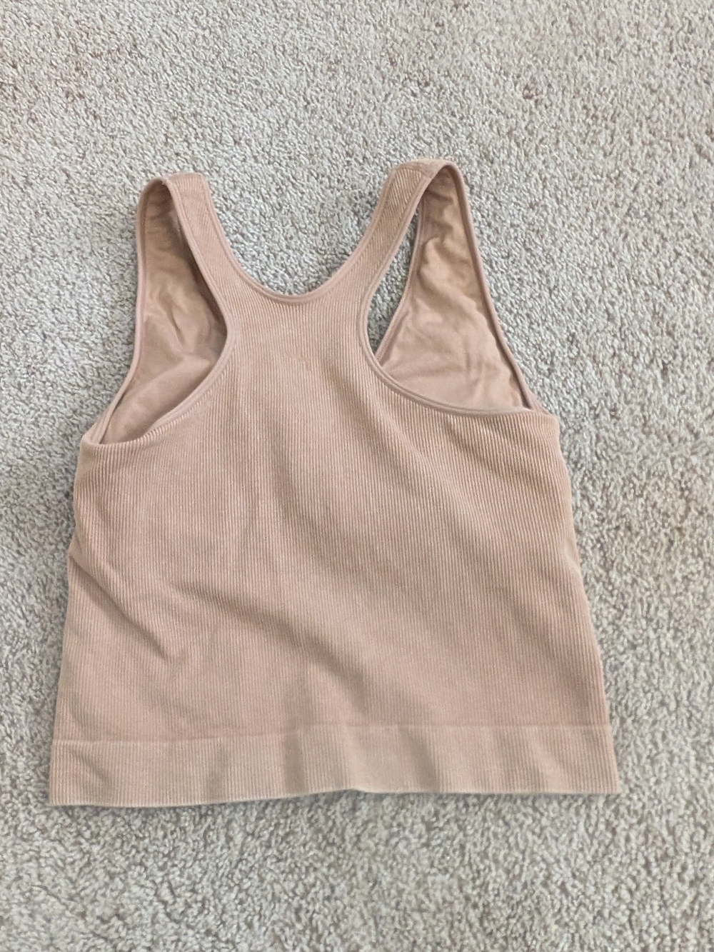 Joylab Ribbed V-Neck Racerback Tank Top - Picture 2 of 4